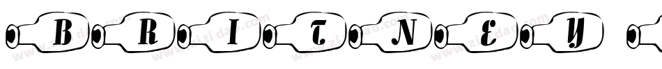Britney in a Blender字体转换